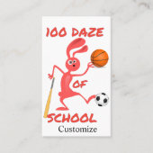 Carte De Visite Cent Daze De L'École Thunder_Cove (Devant)