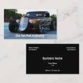 Carte De Visite Central de hot rod (Devant / Derrière)