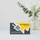 Carte De Visite Centrale électrique créative - Électricité à la fr (Debout devant)