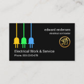 Carte De Visite Centrales électriques Travaux électriques (Devant)