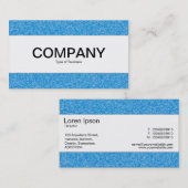 Carte De Visite Centre Band  - Blue Plasma Tex (Devant / Derrière)