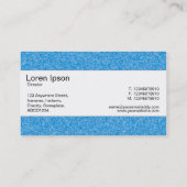 Carte De Visite Centre Band  - Blue Plasma Tex (Dos)