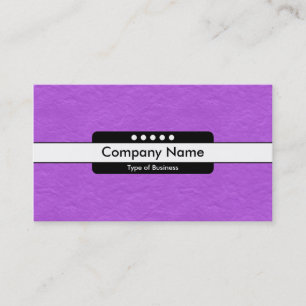 Carte De Visite Centre Bande 5 Taches - Texture Papier Violet