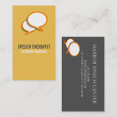 Carte De Visite Centre de conseil pour orthophonistes (Devant / Derrière)