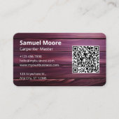 Carte De Visite Centre de données de l'entreprise - Code QR (Devant)