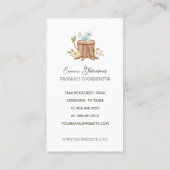 Carte De Visite Centre de garde d'enfants pour enfants de l'ours e (Dos)