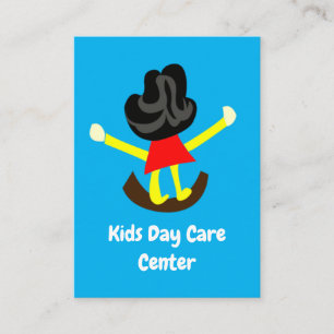 Carte De Visite Centre de garde pour enfants Happy Girl