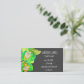 Carte De Visite Centre de jardin fleur d'orchidée simple moderne (Debout devant)