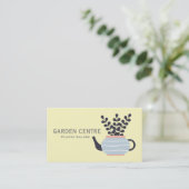 Carte De Visite Centre de jardin moderne pastel plante (Debout devant)