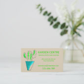 Carte De Visite Centre de jardin succulents et plantes de cactus (Debout devant)