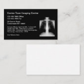 Carte De Visite Centre Médicale de représentation de radiologie (Devant / Derrière)
