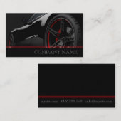 Carte De Visite Centre rapide noir des véhicules à moteur de (Devant / Derrière)