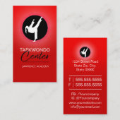 Carte De Visite Centre Taekwondo (Devant / Derrière)