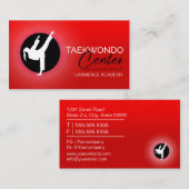 Carte De Visite Centre Taekwondo (Devant / Derrière)