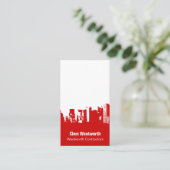 Carte De Visite Centre-ville de Downtown (Debout devant)