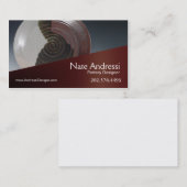 Carte De Visite "Céramique du concepteur I de poterie" - (Devant / Derrière)