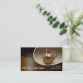 Carte De Visite "Céramique du concepteur II de poterie" - (Debout devant)