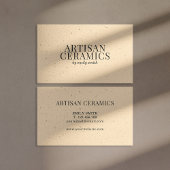 Carte De Visite Céramique Poterie maison
