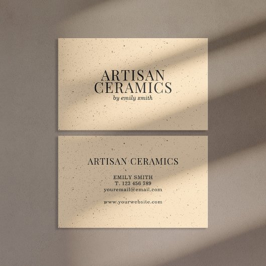Carte De Visite Céramique Poterie maison