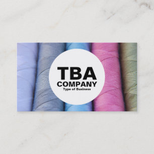 Carte De Visite Cercle - bobines de coton