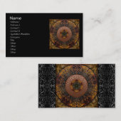 Carte De Visite Cercle celtique de noeud de chute (Devant / Derrière)