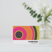 Carte De Visite Cercle coloré 06 (Debout devant)
