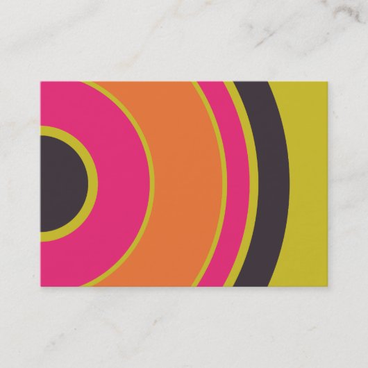 Carte De Visite Cercle coloré 06 (Devant)