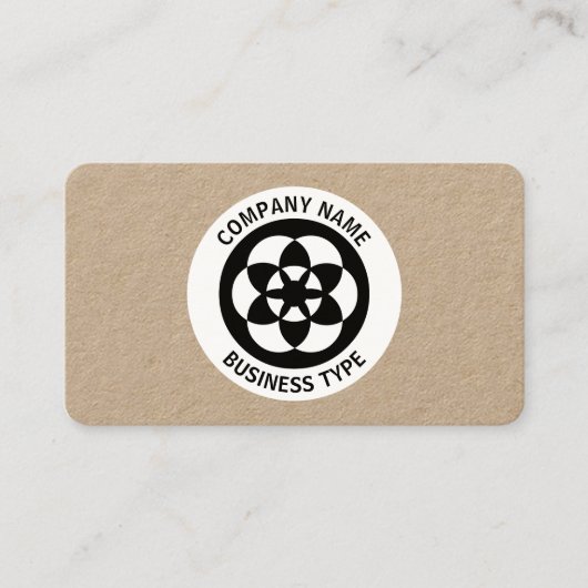 Carte De Visite Cercle de culture - kraft (Devant)