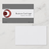 Carte De Visite Cercle de culture - Planètes Croissant Symbole de (Devant / Derrière)