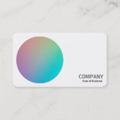 Carte De Visite Cercle de dégradé v3 05 (Devant)