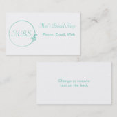 Carte De Visite Cercle de Fleur-de-Lis (Devant / Derrière)