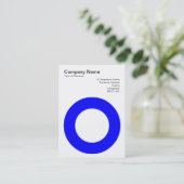 Carte De Visite Cercle de retenue - Bleu (Debout devant)