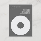 Carte De Visite Cercle de retenue II (Dos)