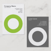 Carte De Visite Cercle de retenue - Martian Green (Devant / Derrière)