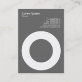 Carte De Visite Cercle de retenue - Martian Green (Dos)