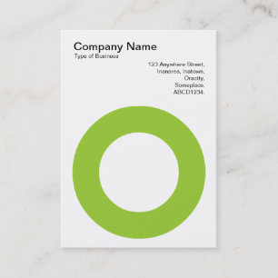 Carte De Visite Cercle de retenue - Martian Green