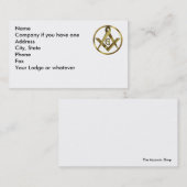 Carte De Visite Cercle des maçons (Devant / Derrière)