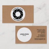 Carte De Visite Cercle d'ouverture - Carton (Devant / Derrière)