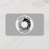 Carte De Visite Cercle d'ouverture - Tonalités - Gris #B2B2B2 (Devant)