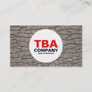 Carte De Visite Cercle - écorce 01