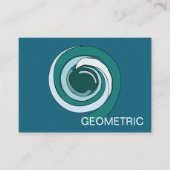 Carte De Visite Cercle géométrique moderne (Devant)