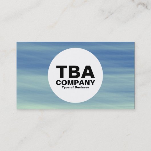 Carte De Visite Cercle - Jet Stream (Devant)