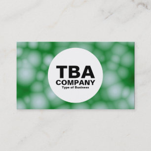 Carte De Visite Cercle - Laine de coton Abstraite