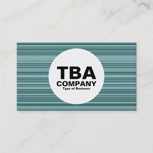 Carte De Visite Cercle - Lignes (Devant)