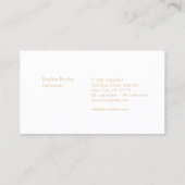 Carte De Visite Cercle rose clair Mandala Logo Beauté Spa de soins (Dos)