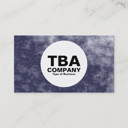 Carte De Visite Cercle - Smokey 02 (Devant)