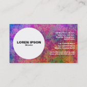 Carte De Visite Cercle - Sous la mer (Dos)