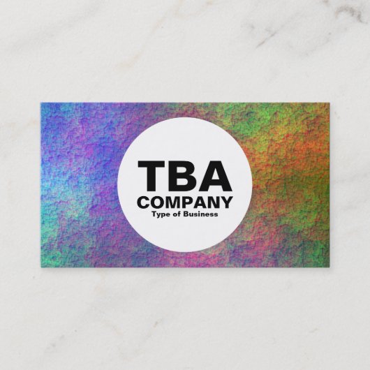 Carte De Visite Cercle - Sous la mer 02 (Devant)