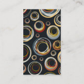 Carte De Visite Cercles asynchrones (Dos)