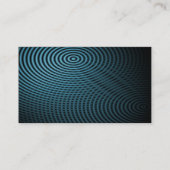 Carte De Visite Cercles atomiques - Blue Electric Pool 01 (Dos)